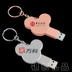 【中國銀行+萬科地產(chǎn)】創(chuàng)意U盤定制案例