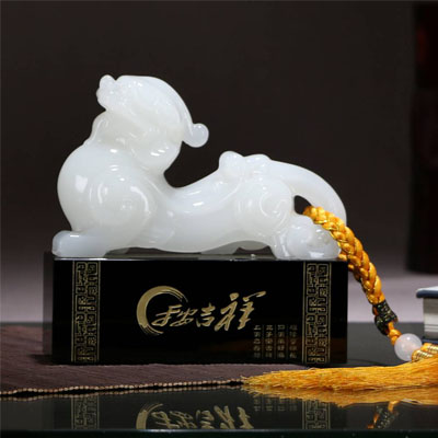 平安吉祥（白琉璃）