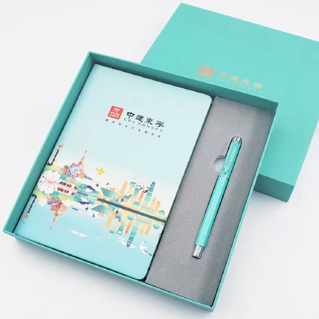 馬卡龍筆記本+筆商務(wù)套裝