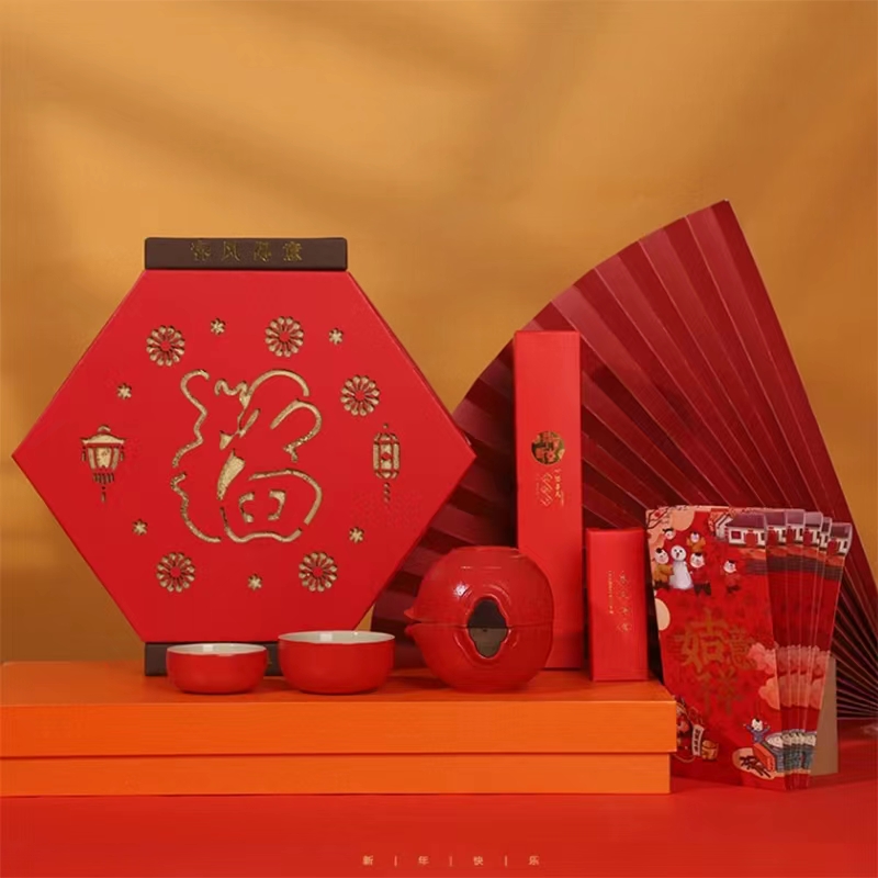 燈籠對聯(lián)茶具禮盒