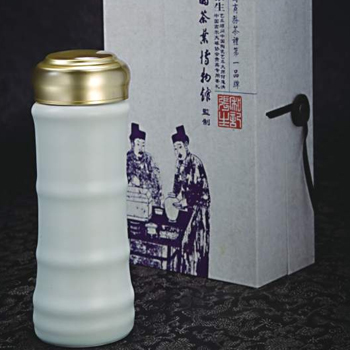 汝瓷竹節(jié)隨身杯