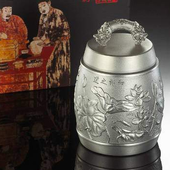 純錫茶葉罐-和諧之道
