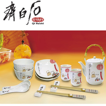 賀新年13件餐具組