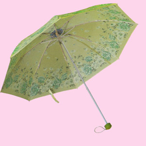 三折防紫外線雨傘