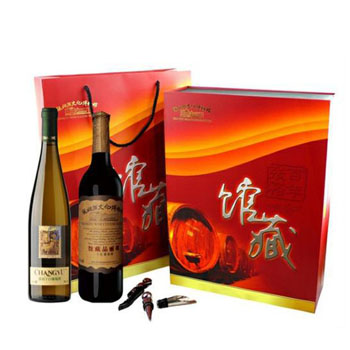 張?jiān)ｐ^藏干紅干白禮盒